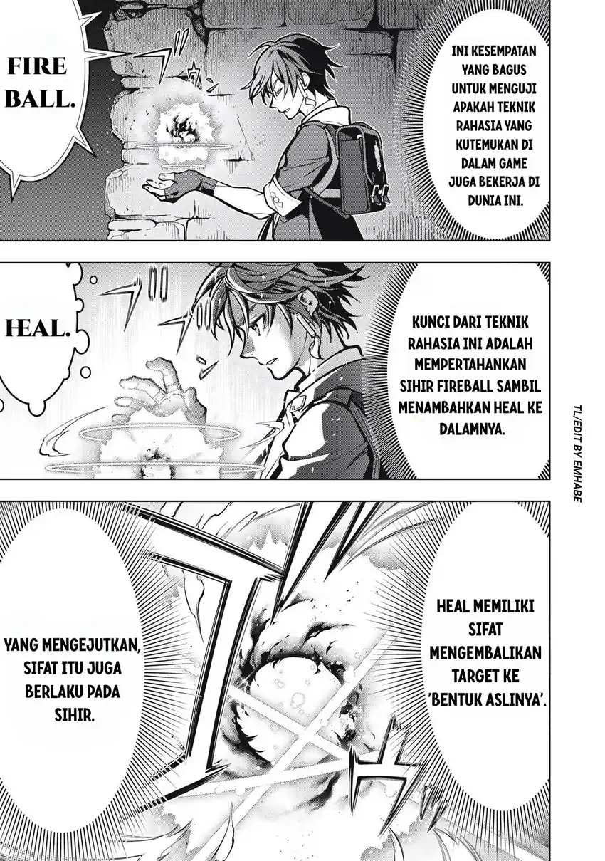 Academy Saikyou no Mob Healer: Shinigee Sekai no Mob ni Tensei Shita Ore wa, Hazure Job [Healer] to Gensaku Chishiki de Musou Suru Chapter 1.2 Gambar 19
