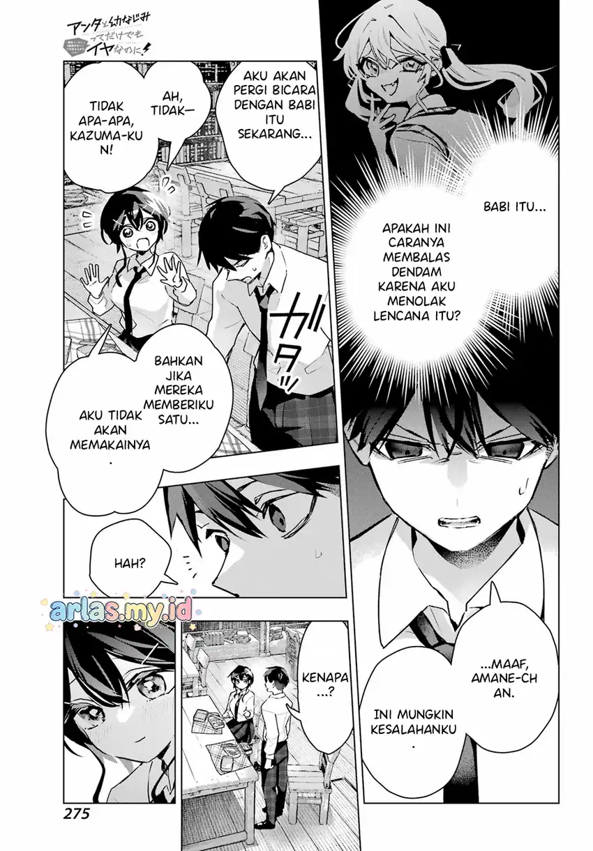Anta to Osananajimitte dake demo Iyananoni! ~Zekkou kara Hajimaru S-kyuu Bishoujo to no Gakuen Nariagari Seikatsu~ Chapter 12 Gambar 20