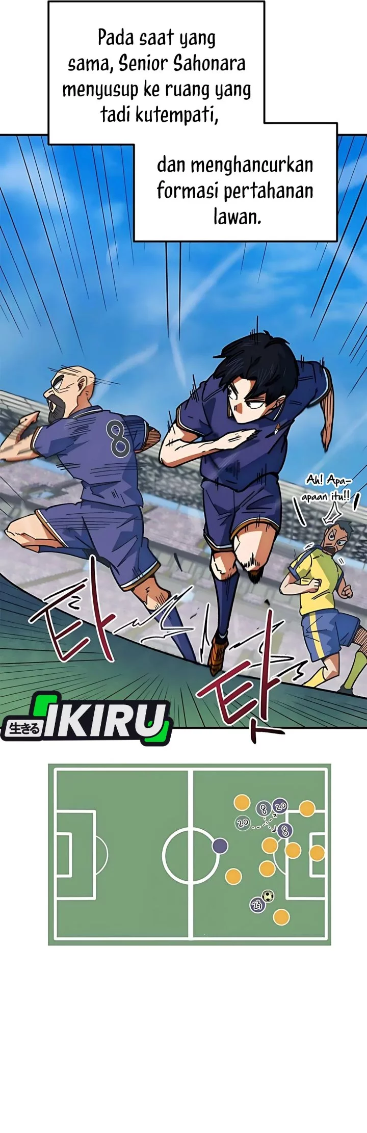 I’m Being Misunderstood as a Soccer Genius Chapter 48 Gambar 55