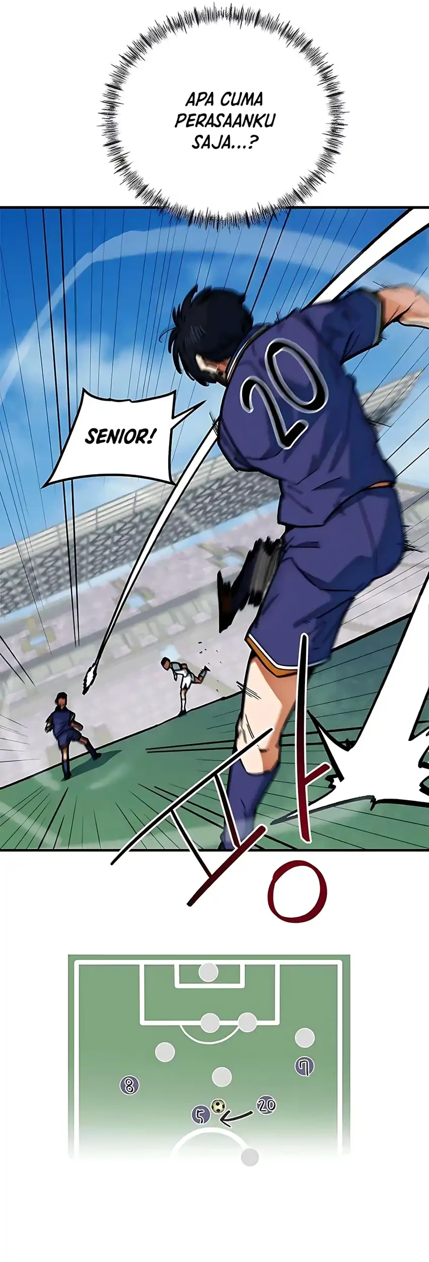 I’m Being Misunderstood as a Soccer Genius Chapter 57 Gambar 65