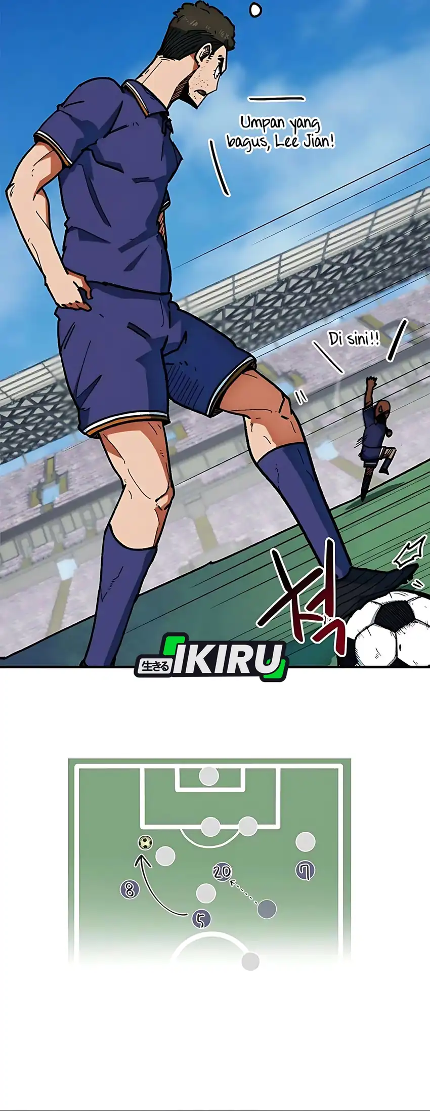 I’m Being Misunderstood as a Soccer Genius Chapter 57 Gambar 67