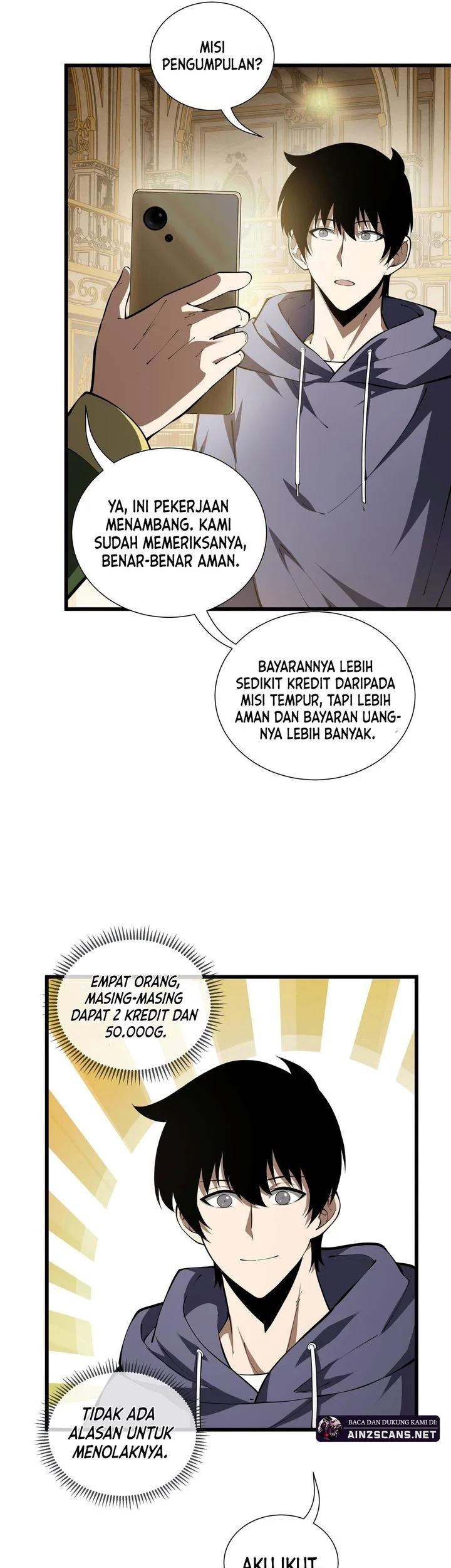 I Owe A Billion Dollars And I am Forced to Become A Worker For An Evil God Chapter 28 Gambar 29