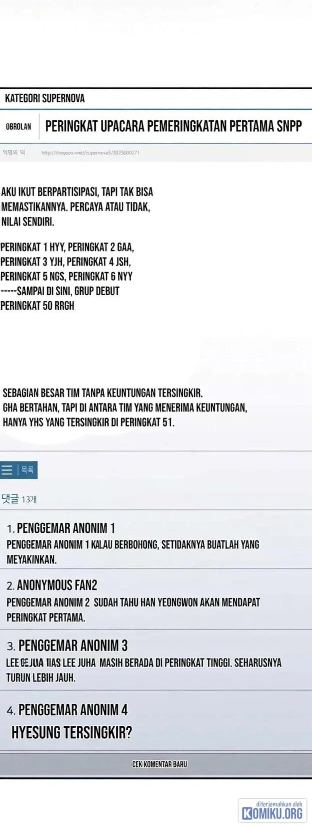 I Tried to Debut My Kid, But Ended Up Debuting Myself Chapter 38 Gambar 47