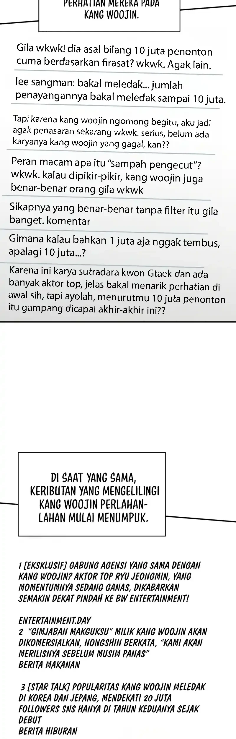 I Was Immediately Mistaken for a Monster Genius Actor Chapter 100 Gambar 30