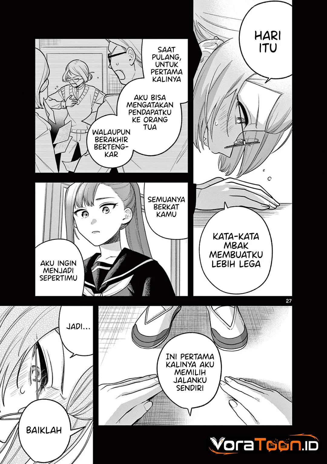 Janome-san wa Hohoemitai! Chapter 9 Gambar 28