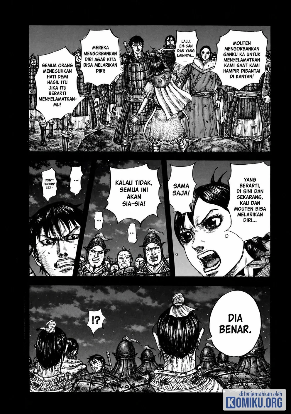 Kingdom Chapter 885 Gambar 13