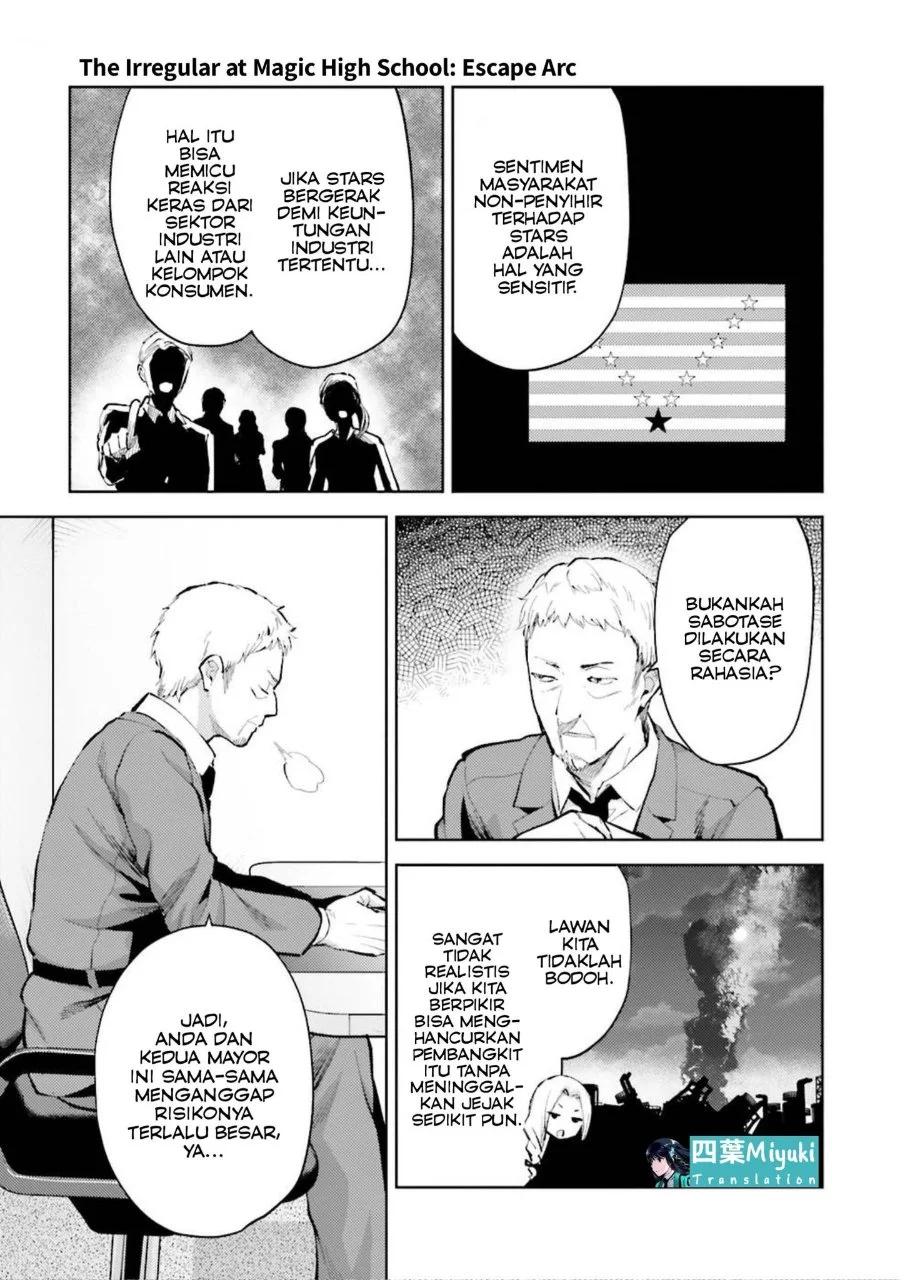 Mahouka Koukou no Rettousei Escape-hen Chapter 11 - Halaman 13