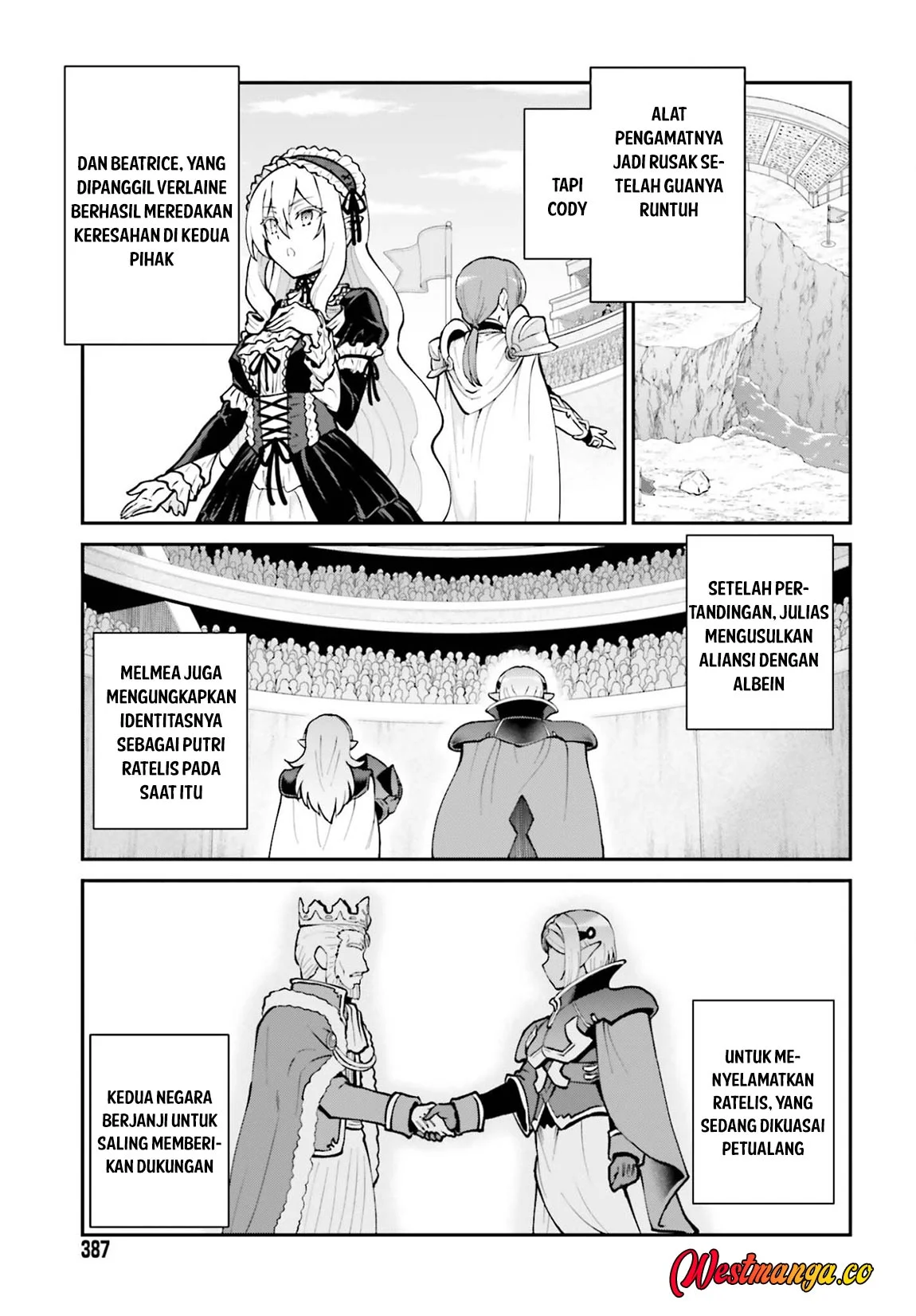 Maou Toubatsu Shita Ato, Medachitakunai node Guild Master ni Natta Chapter 74 Gambar 16
