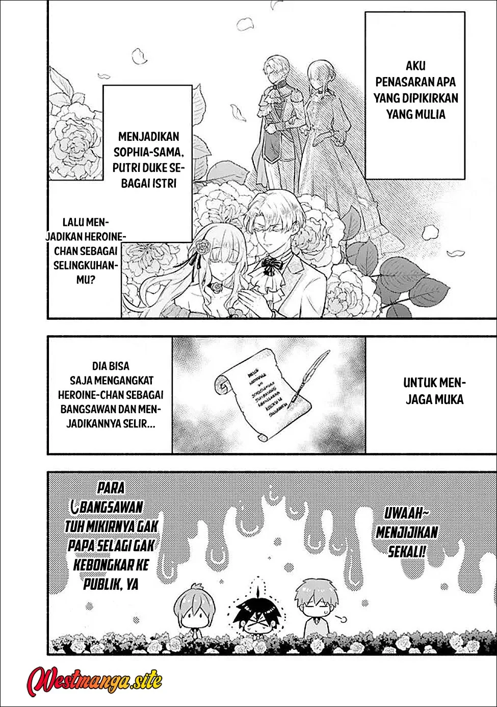 Maryokuryou Rekidai Saikyou na Tensei Seijo-sama no Gakuen Seikatsu wa Haran ni Michiafureteiru you desu Chapter 2 Gambar 21