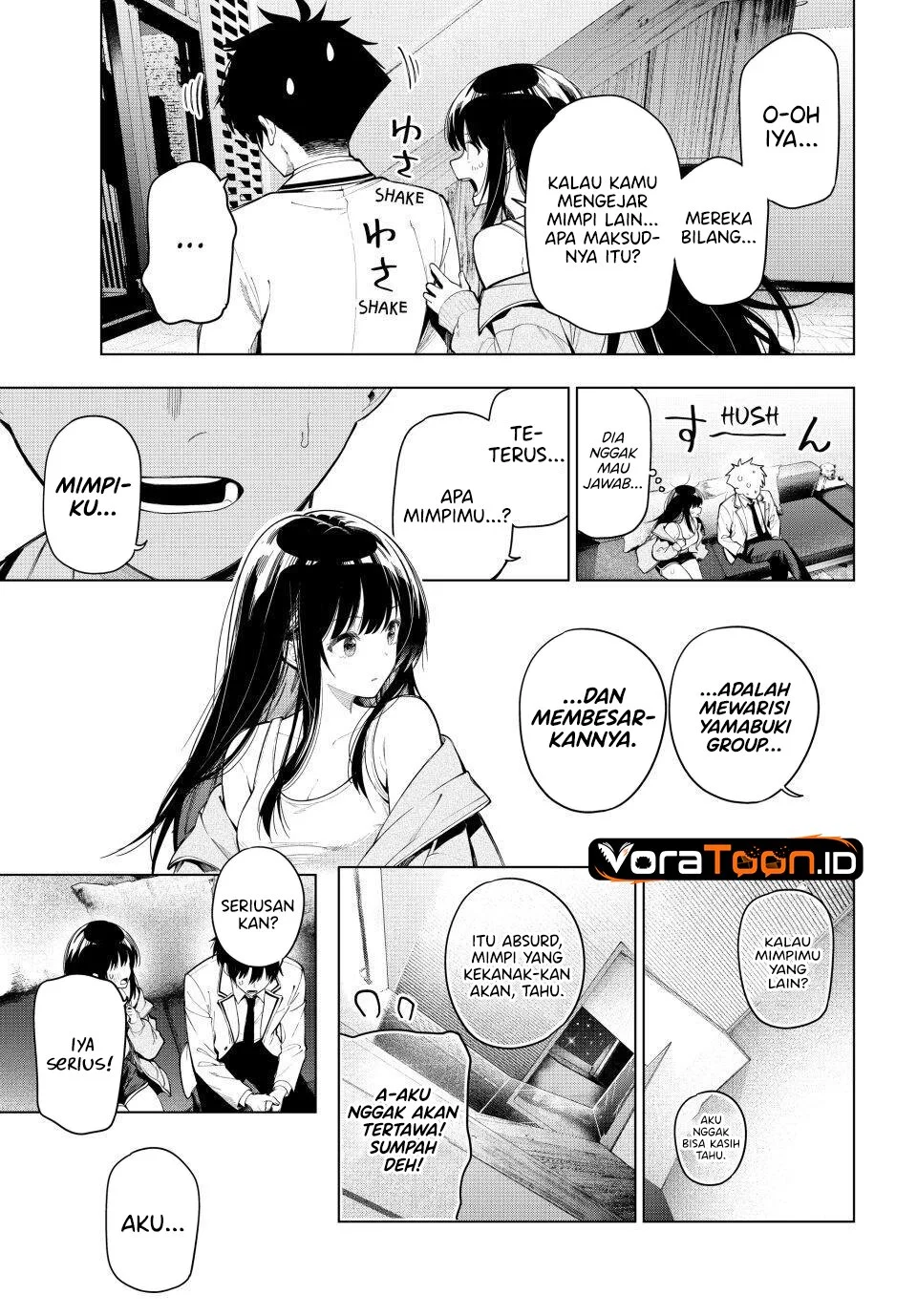 Mayonaka Heart Tune Chapter 131 Gambar 14
