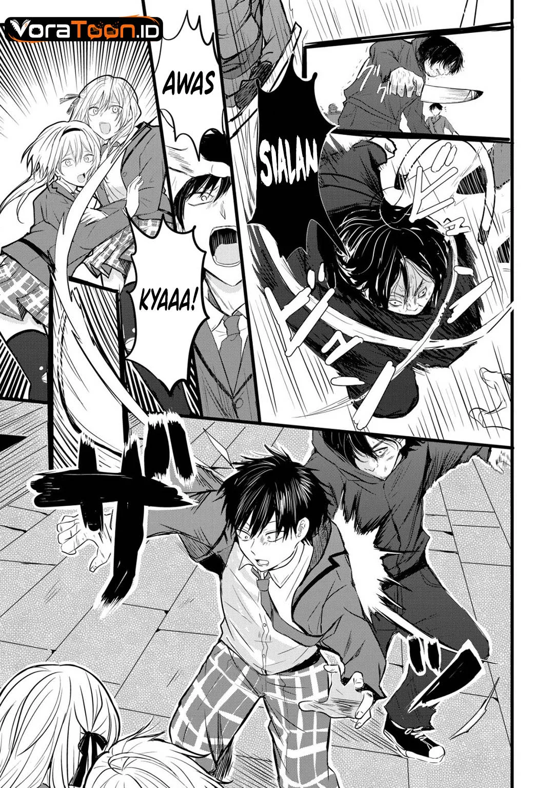 Nani no Torie mo Nai Heibon na Ore ga Bijin Futago Shimai wo Inochigake de Tasuketa Kekka, Jitsu wa Yandere datta Futari wo Gachi Bore Sasete Shimatta Chapter 1 Gambar 23