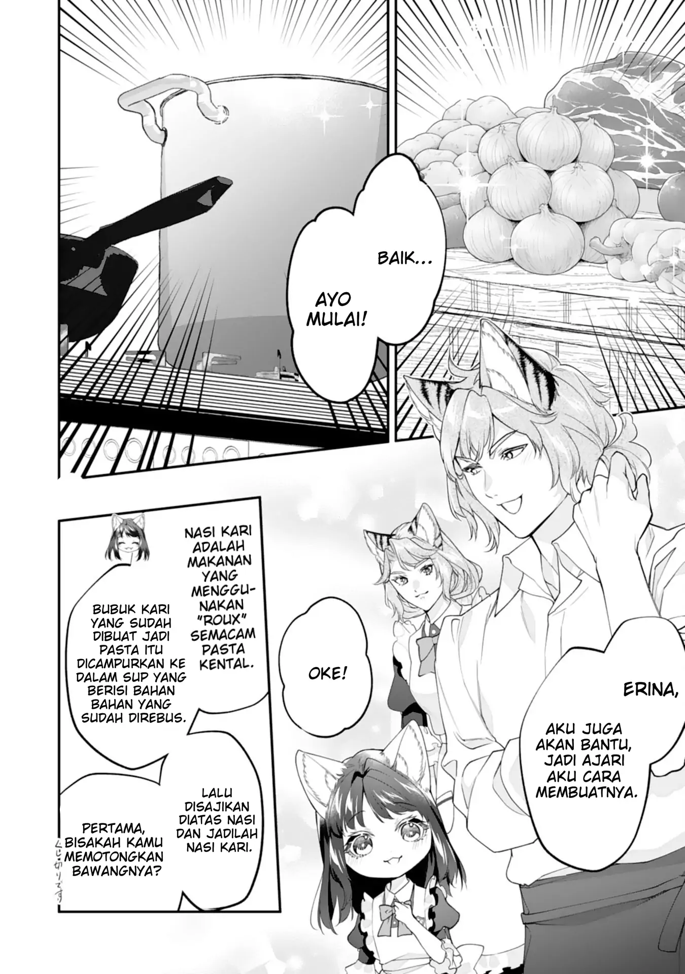 Neko Neko Youjo no Aijou Gohan ~Isekai de Mofumofu-tachi ni Ryouri wo Tsukurimasu!~ Chapter 12 Gambar 14