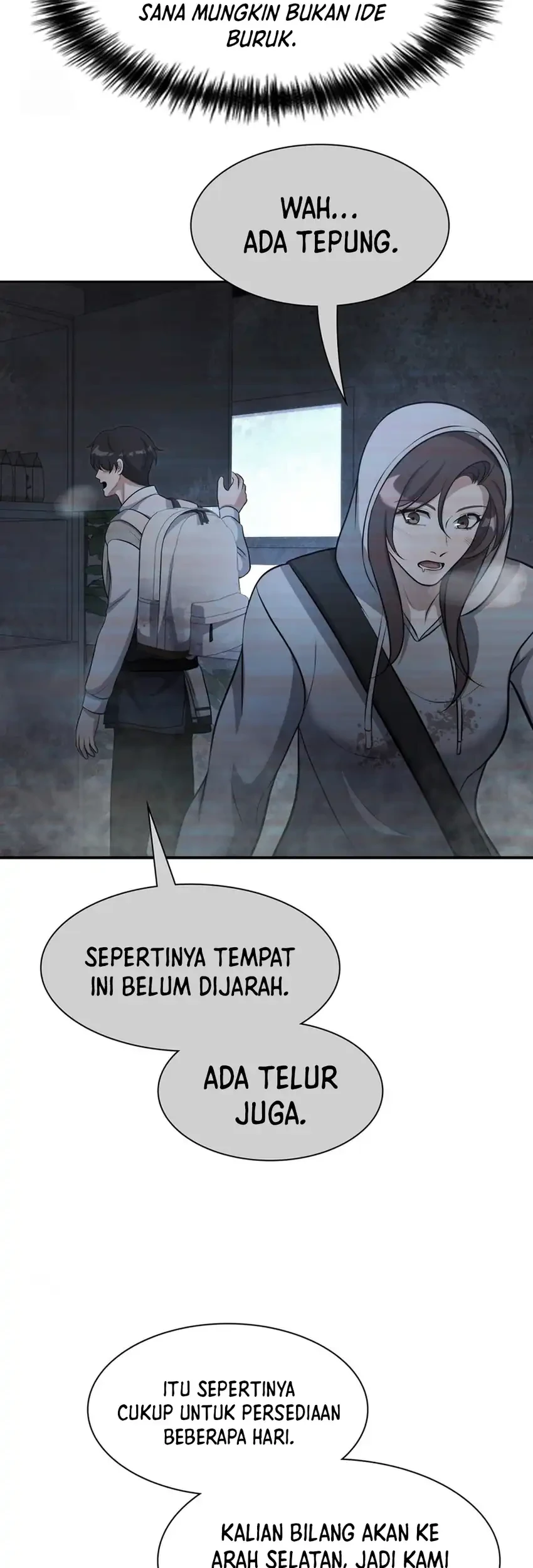 Office Worker in the Ice Age Apocalypse Chapter 47 Gambar 45