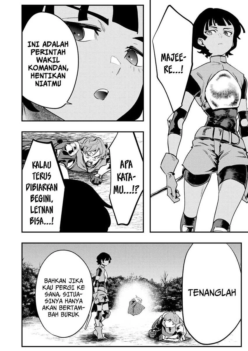 Shura Youjo no Eiyuutan ~Hanpa-sha to Iwa Reta Youhei, Youjo ni Tensei Shite Nariagaru~ Chapter 14 - Halaman 22