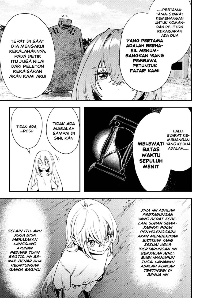 Shura Youjo no Eiyuutan ~Hanpa-sha to Iwa Reta Youhei, Youjo ni Tensei Shite Nariagaru~ Chapter 18 - Halaman 23