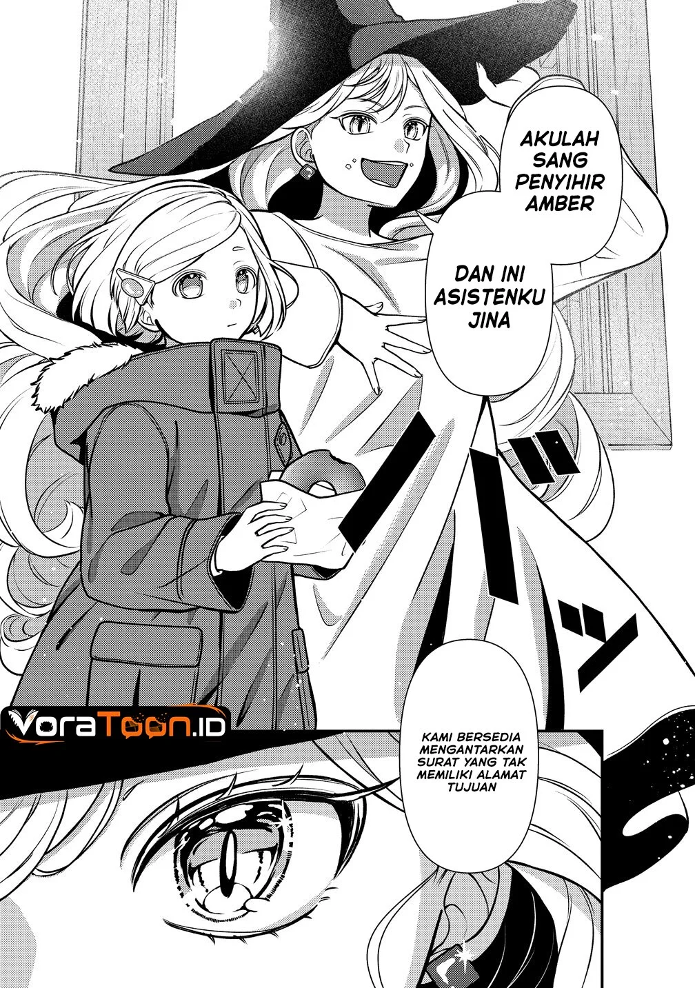 Tegami no Majo no Okuri Tabi Chapter 1 Gambar 19