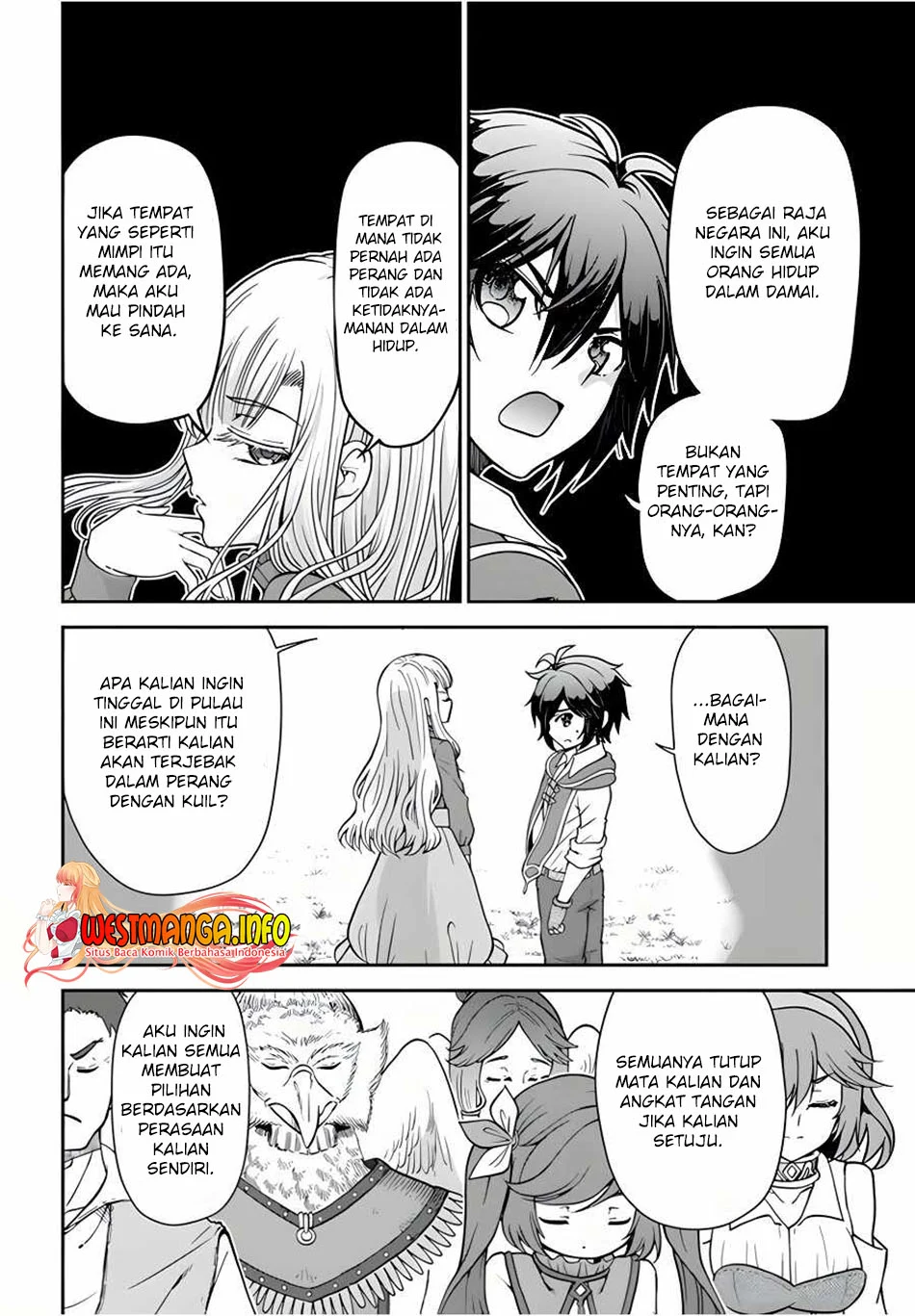 Tenohira Kaitaku Mura de Isekai Kenkokuki: Fueteku Yome-tachi to Nonbiri Mujintou Life (fix) Chapter 35 Gambar 17