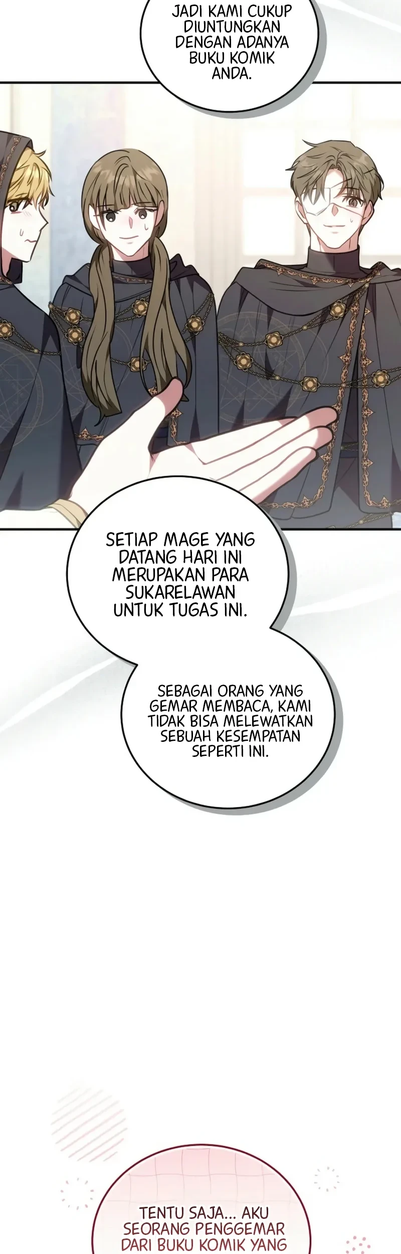 Though I’m a Homebody, I Found Myself in a Dark Captive Genre Chapter 42 Gambar 35