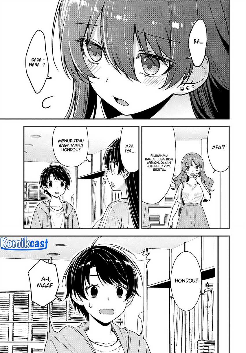 Tonari no Seki no Yankee Shimizu-san ga Kami o Kuroku Sometekita Chapter 6 - Halaman 17