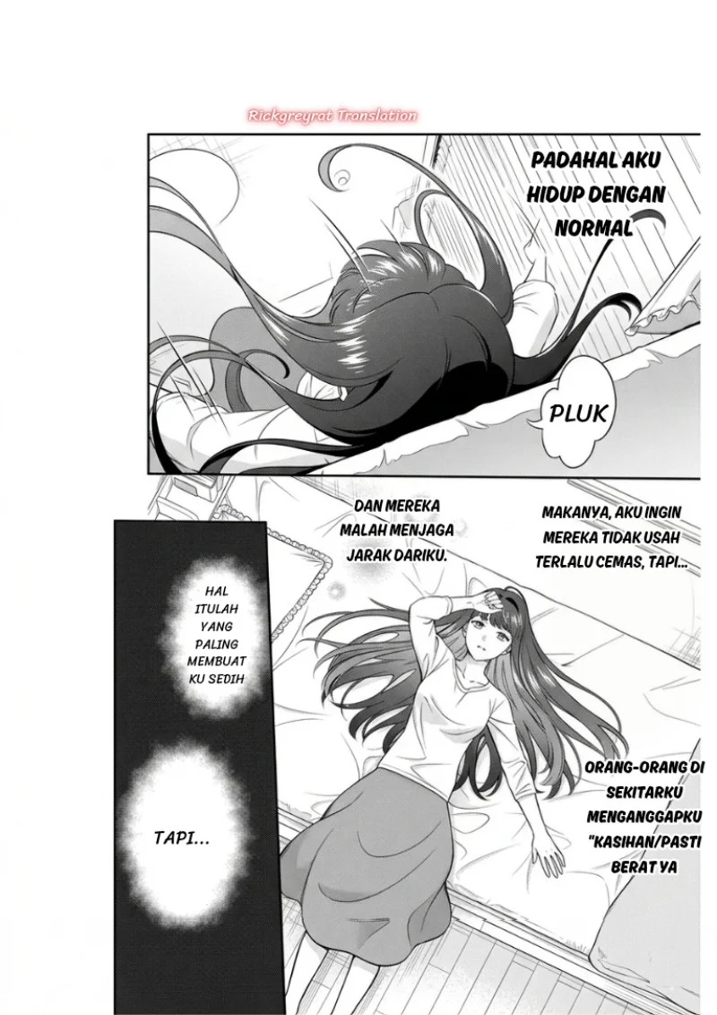 Toumei na Yoru ni Kakeru-kun to, Me ni Mienai Koi wo Shita. Chapter 5.1 Gambar 24