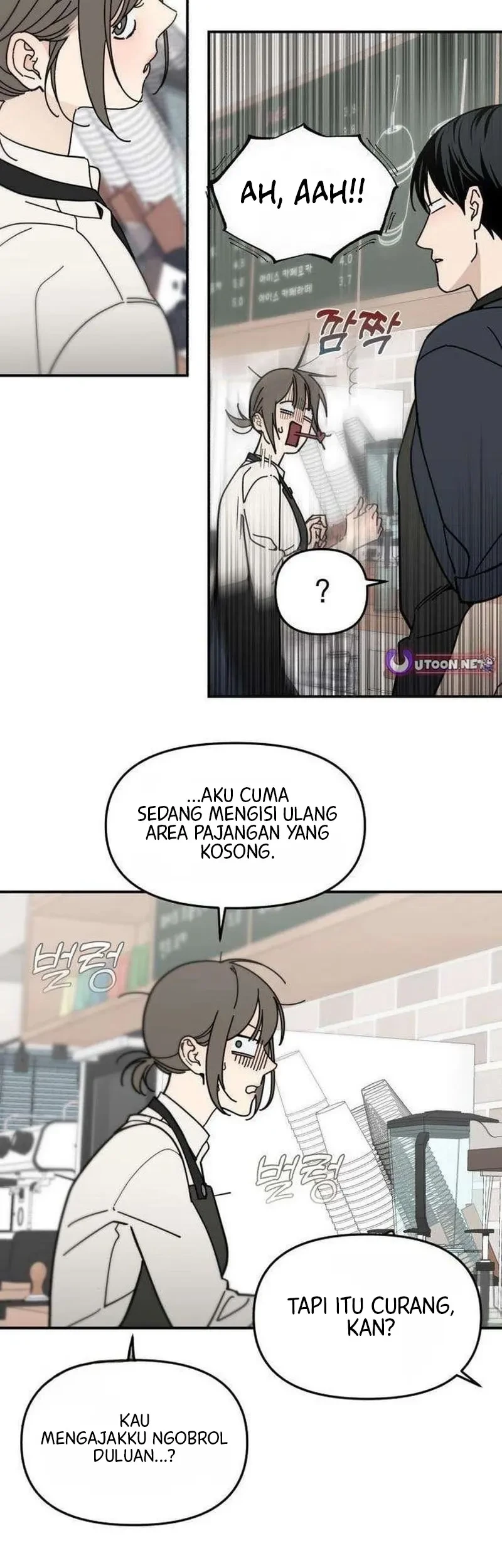 Unofficial Campus Couple Chapter 10 Gambar 34