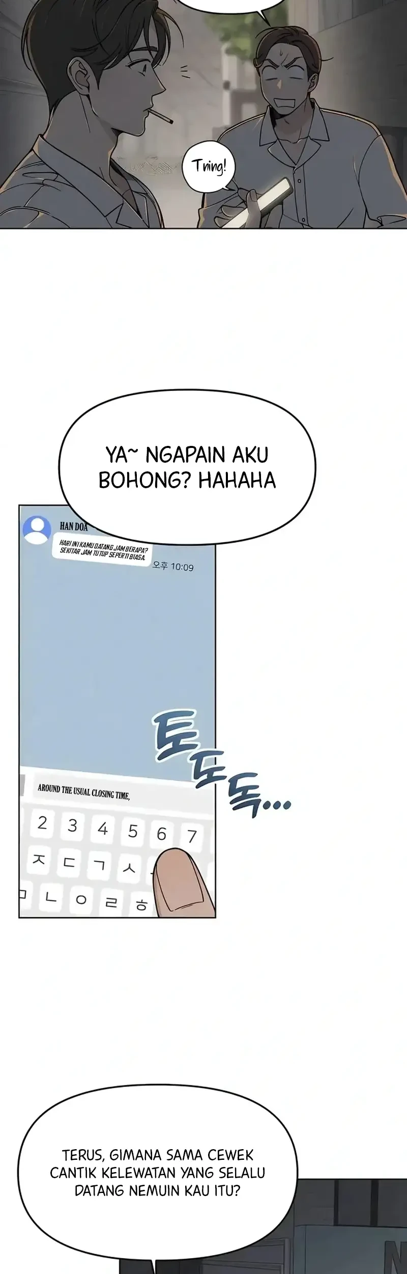 Unofficial Campus Couple Chapter 3 Gambar 29