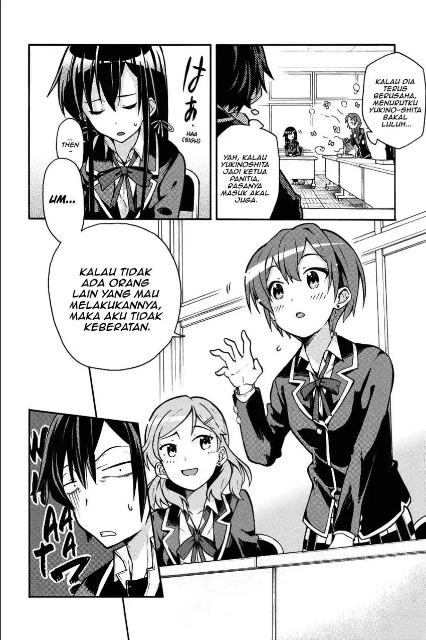 Yahari Ore no Seishun Love Come wa Machigatteiru @comic Chapter 35 Gambar 17