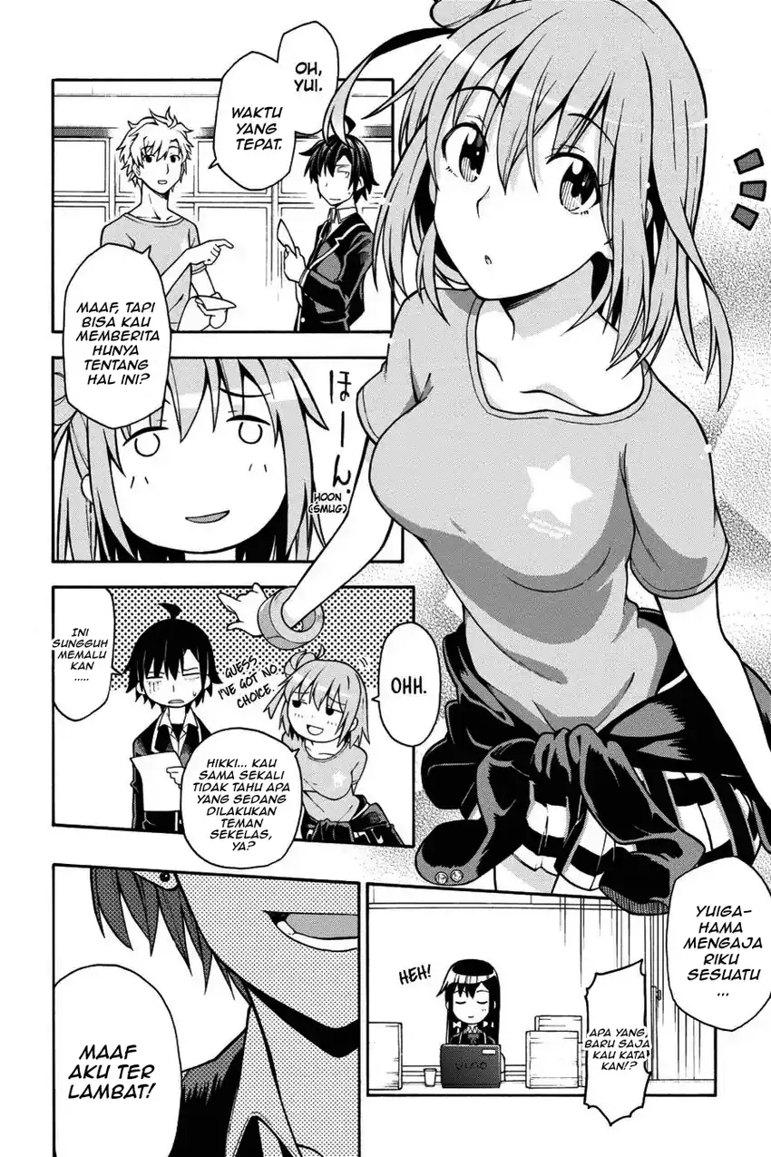 Yahari Ore no Seishun Love Come wa Machigatteiru @comic Chapter 37 Gambar 16