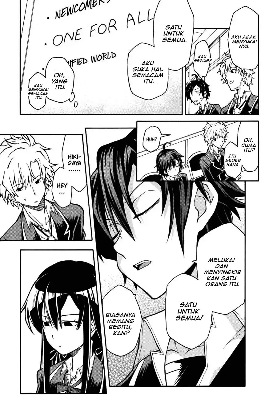 Yahari Ore no Seishun Love Come wa Machigatteiru @comic Chapter 38 Gambar 23