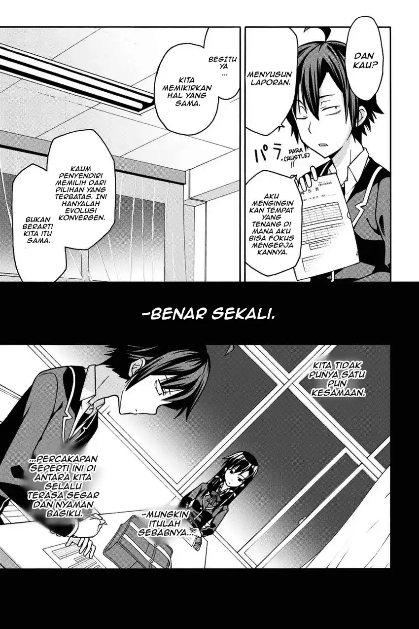 Yahari Ore no Seishun Love Come wa Machigatteiru @comic Chapter 42 Gambar 14
