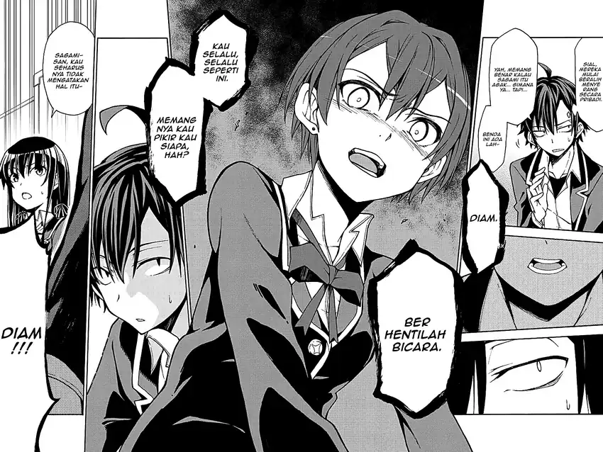 Yahari Ore no Seishun Love Come wa Machigatteiru @comic Chapter 47 Gambar 18