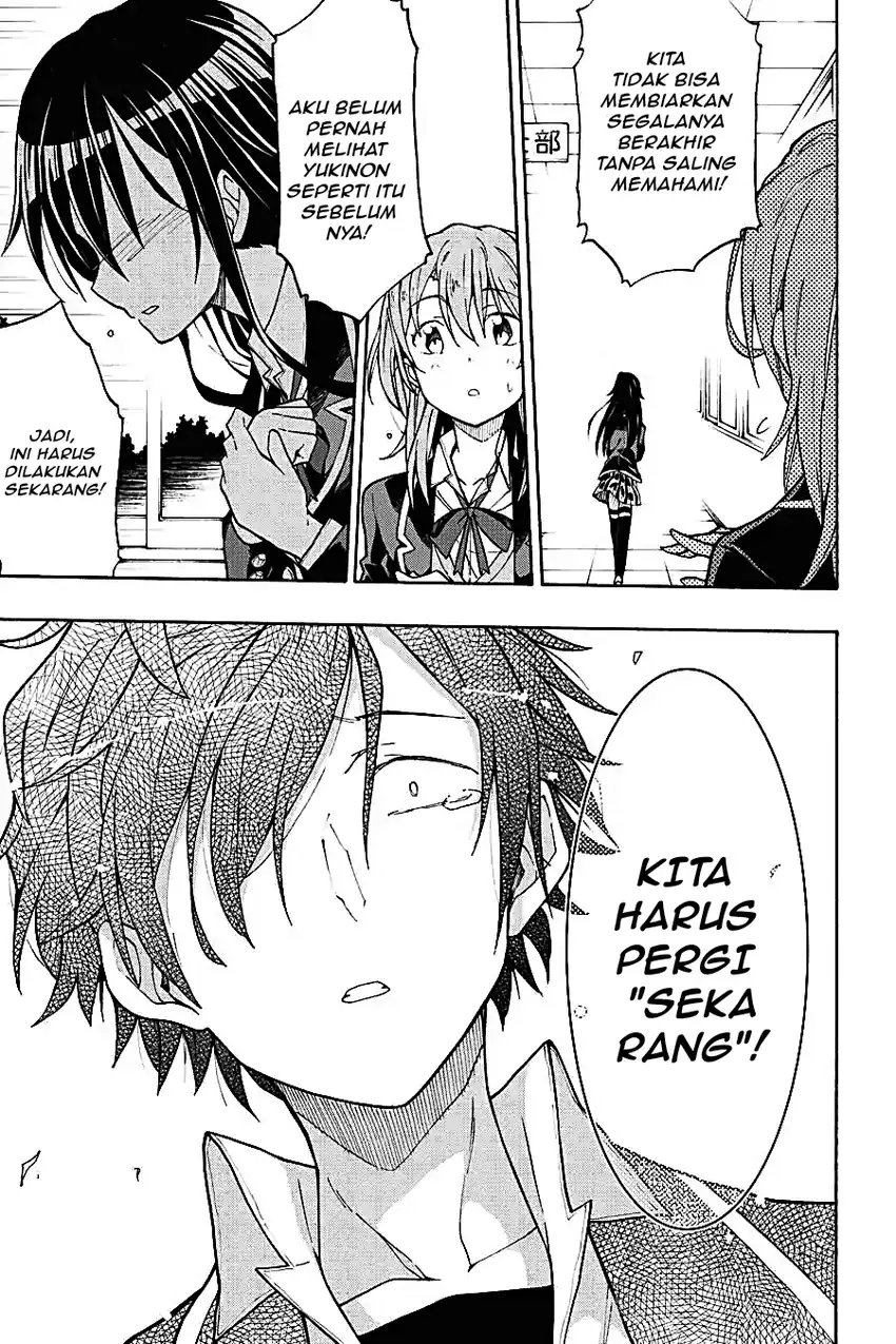 Yahari Ore no Seishun Love Come wa Machigatteiru @comic Chapter 63 Gambar 17