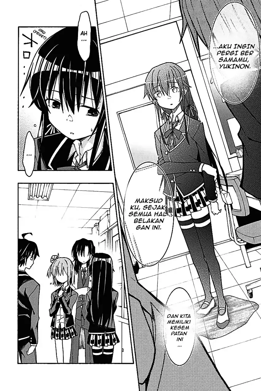 Yahari Ore no Seishun Love Come wa Machigatteiru @comic Chapter 64 Gambar 15