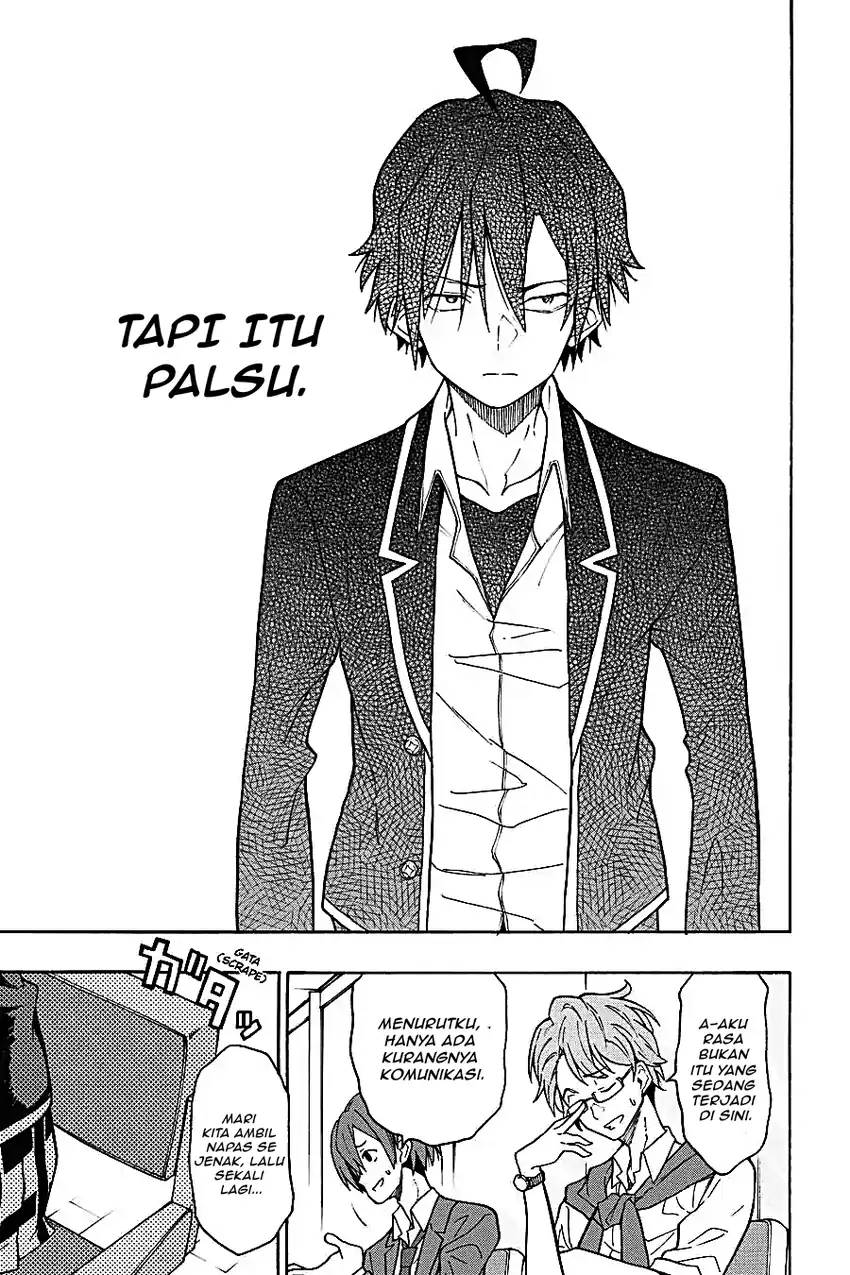 Yahari Ore no Seishun Love Come wa Machigatteiru @comic Chapter 68 Gambar 28