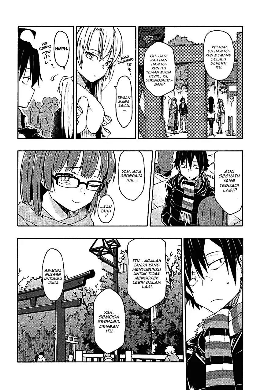 Yahari Ore no Seishun Love Come wa Machigatteiru @comic Chapter 72 Gambar 18