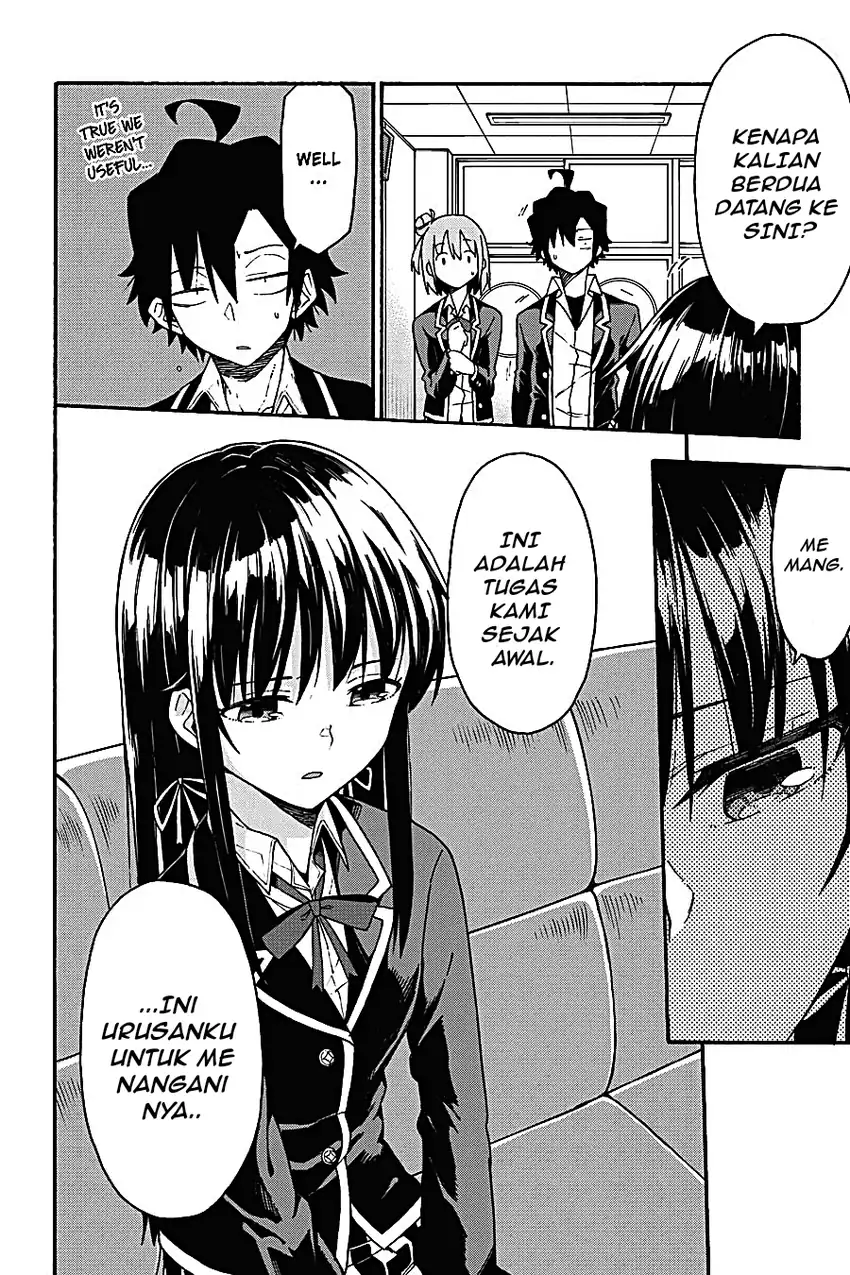 Yahari Ore no Seishun Love Come wa Machigatteiru @comic Chapter 92 Gambar 17