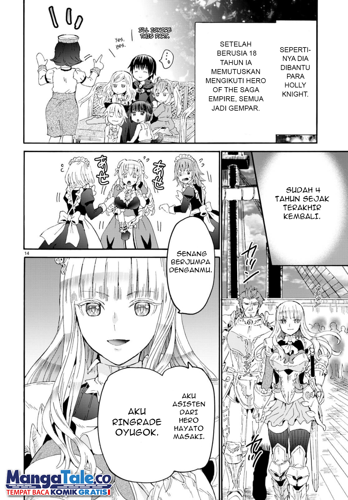 Death March kara Hajimaru Isekai Kyousoukyoku Chapter 95 Gambar 15