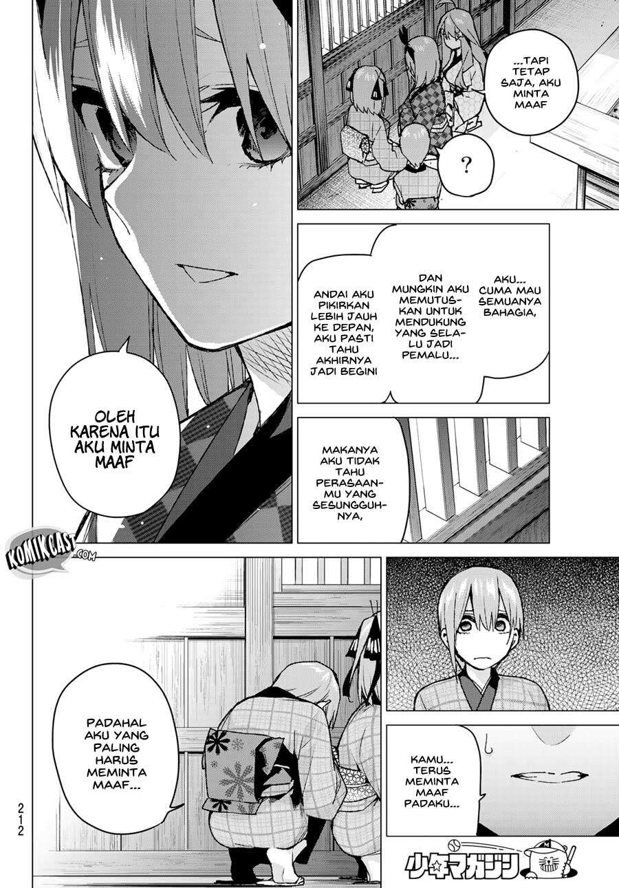 Go-toubun no Hanayome Chapter 85 Gambar 14