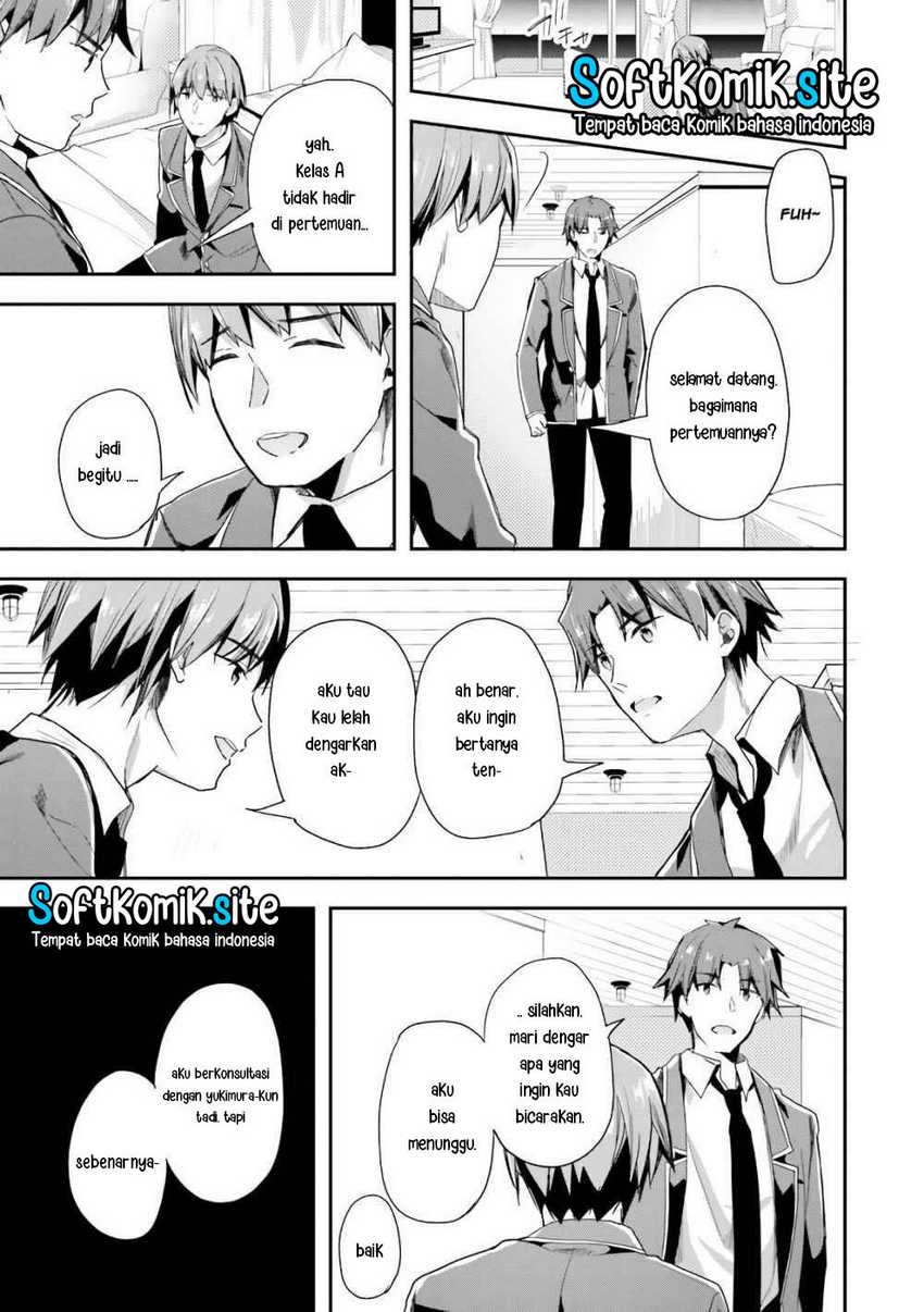 Youkoso Jitsuryoku Shijou Shugi no Kyoushitsu e Chapter 33 Gambar 15